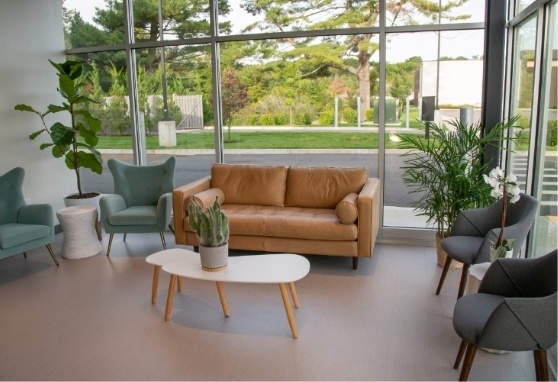 Welcoming reception area in Attleboro Dental Group