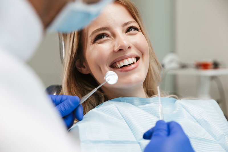 A patient about to receive a smile makeover